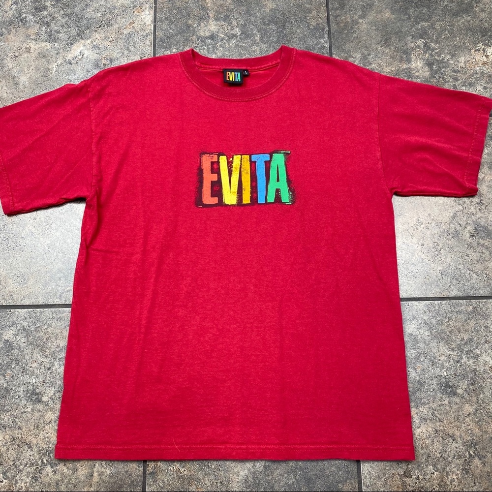 Men’s Vintage Evita S/S T-Shirt Size Large